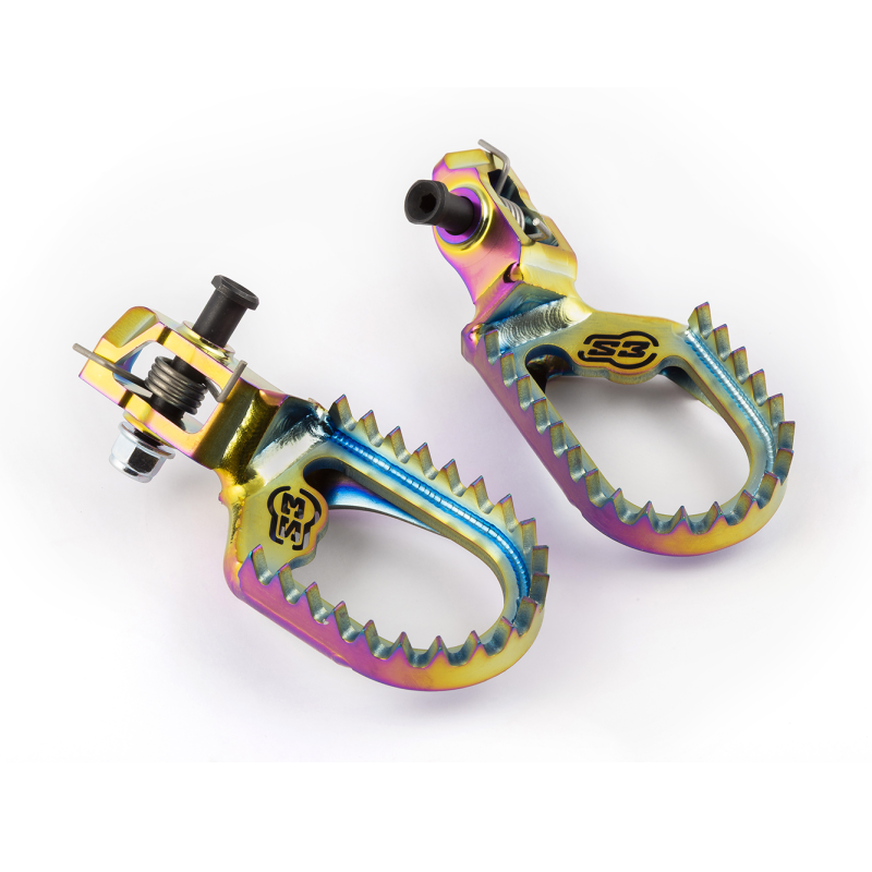 TITANIUM S3 FOOTPEGS KTM TBI/BETA LOW 10