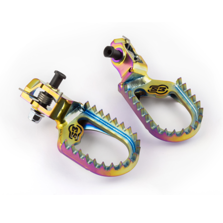TITANIUM S3 FOOTPEGS KTM TBI/BETA LOW 10