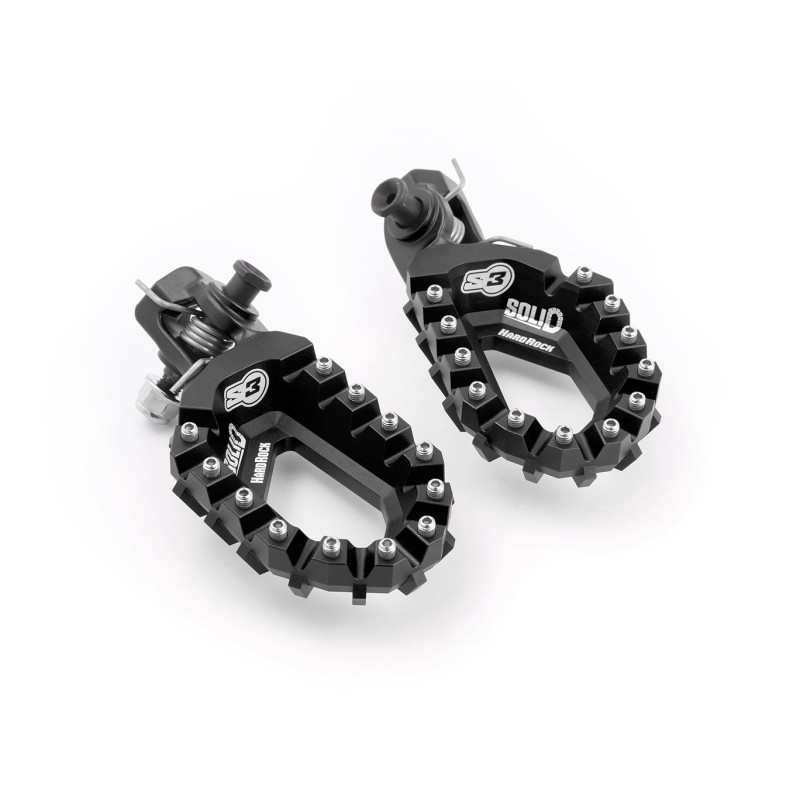 FOOTREST KIT S3 HR SOLID KTM/HKY/GG BLK
