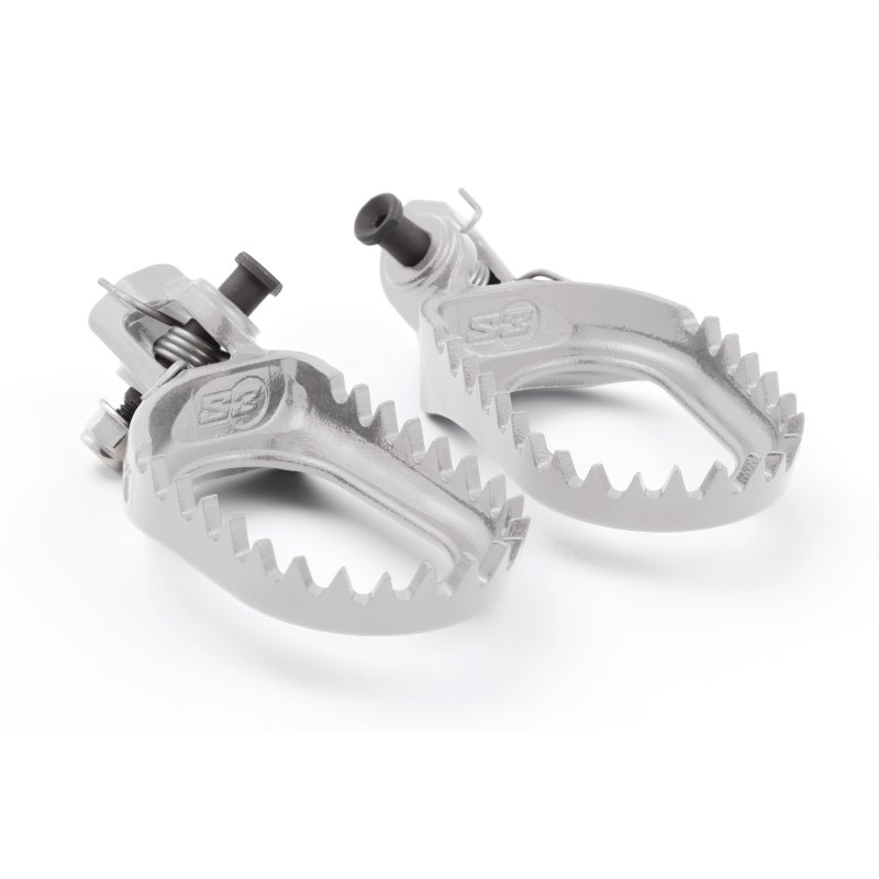 FOOTREST KIT S3 PUNK KTM/HKY/GG SILVER