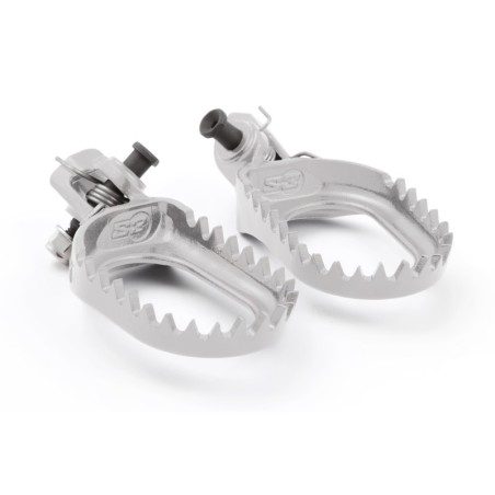 FOOTREST KIT S3 PUNK KTM/HKY/GG SILVER