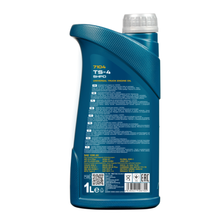 MANNOL 7104 TS-4  SHPD 15W-40 60L