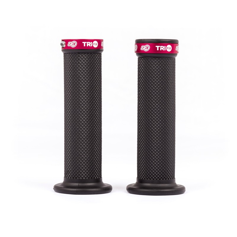 S3 GRIPS TRIFIX ALU BLACK-RED