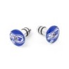 "S3 HANDLEBAR ENDS ""TOO"" BLUE"