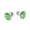"S3 HANDLEBAR ENDS ""TOO"" GREEN"