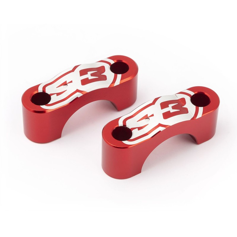 S3 HANDLEBAR CLAMPS FACTORY (X 2)
