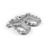 FOOTREST S3 HARDROCK ALUMINIUM SILVE